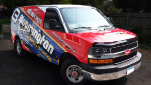 Bloomington Carpet & Upholstery Cleaning Van. Professional carpet cleaner servicing the Bloomington and Minneapolis surrounding area.